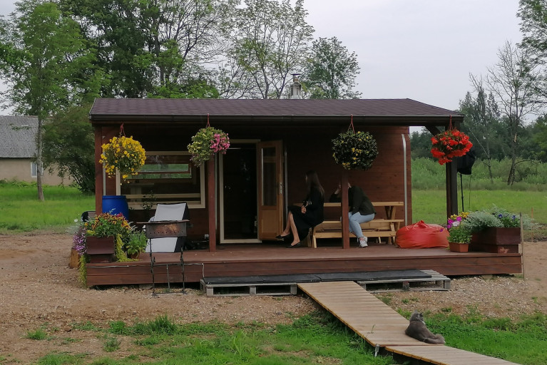 SAUNA MIT TERRASSE 6M